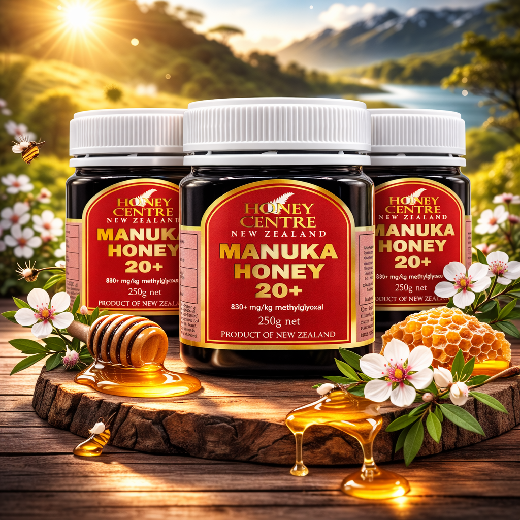 MGO 830+ Manuka Honey (20+) 250g 3 Pack - Honey Center